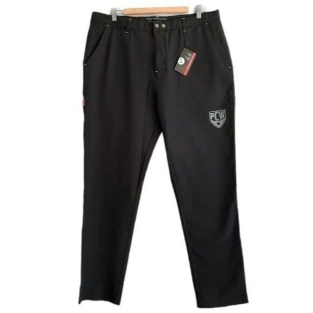 PCW Revolution Golfer Golf Pants Black Men's Sz XL